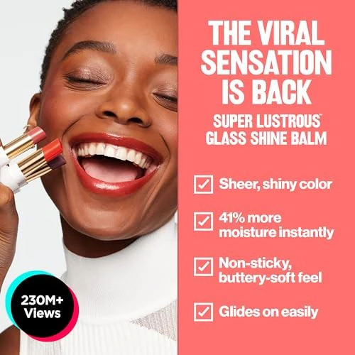 Revlon Lip Balm Glass Shine 0.11 oz - Image 4