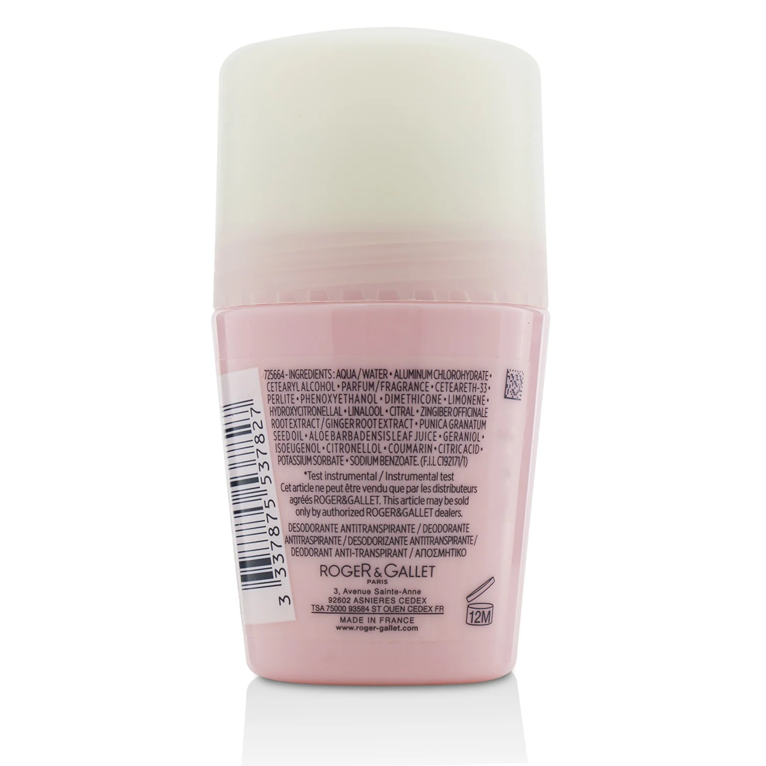 Roger & Gallet Gingembre Rouge Deodorant Roll On 1.6Oz - Image 2