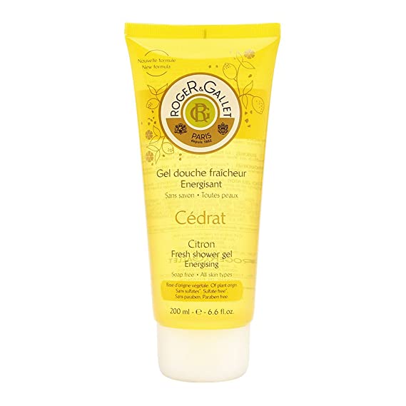 Roger & Gallet Citron Fresh Shower Gel Energizing, 6.6 Ounce