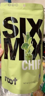 Root Foods Six Mix Chips Sea Salt 2.6 Oz