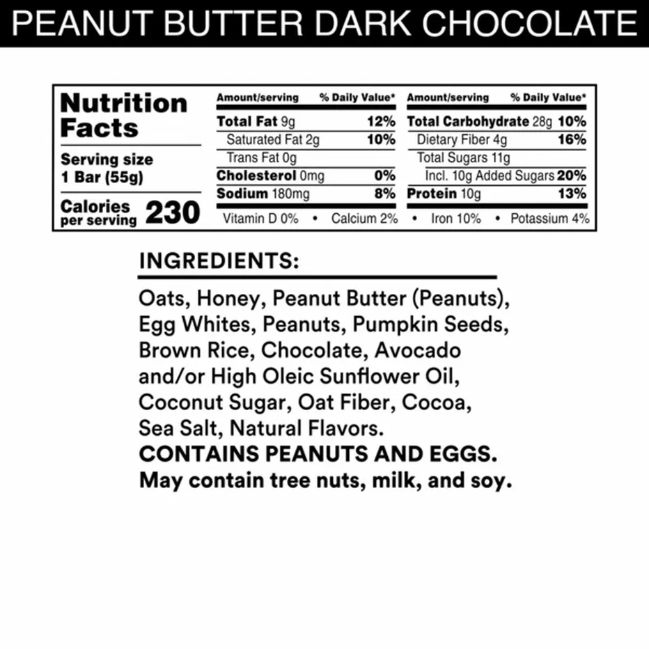 Rxbar Protein Bar Peanut Butter Dark 1.9 Oz - Image 2