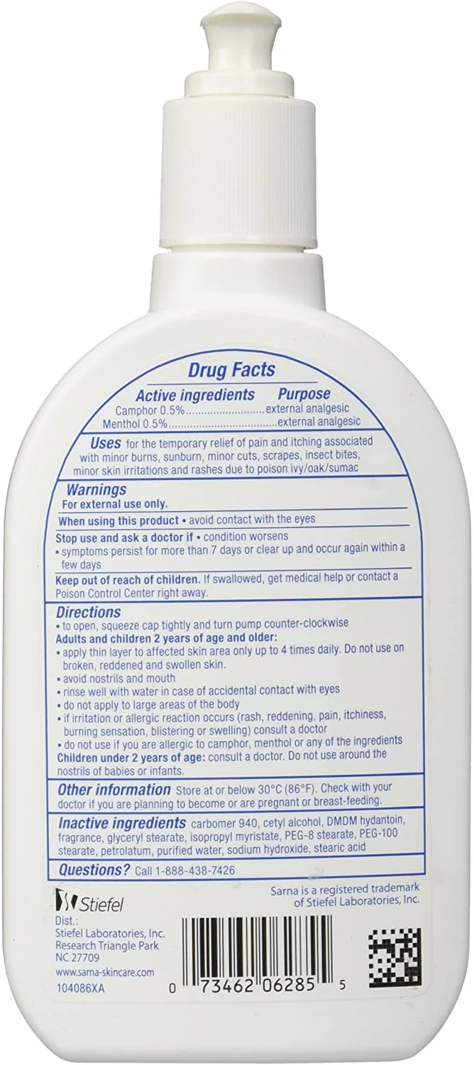 Sarne Original Anti-Itch Lotion 7.5 oz - Image 2
