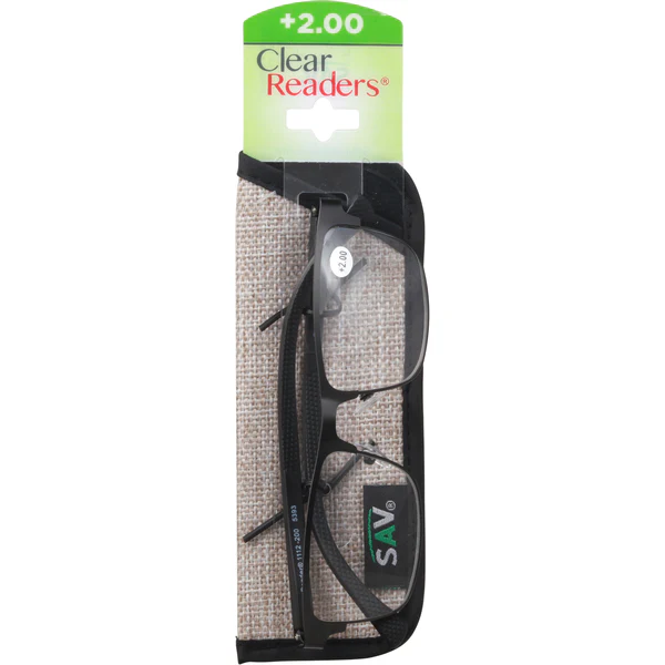 Sav Crystal Metal Clear Readers  1112 +2.00
