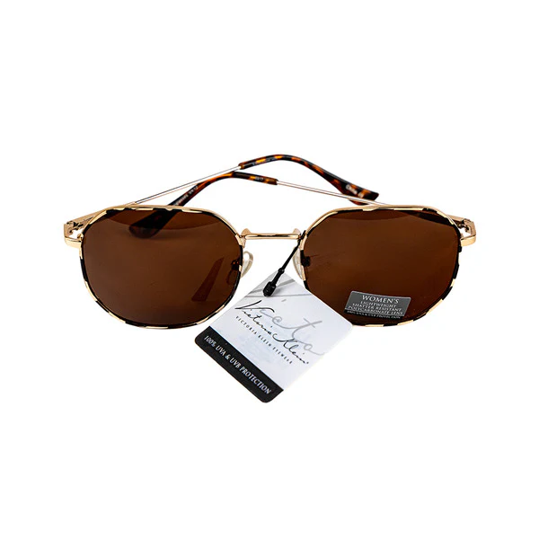 Sav Victoria Klein Sun Metal Round Brown Victoria Klein12