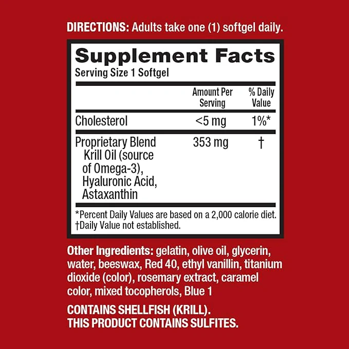 Schiff Mega Red Support Joint Care Softgels 60ct - Image 2