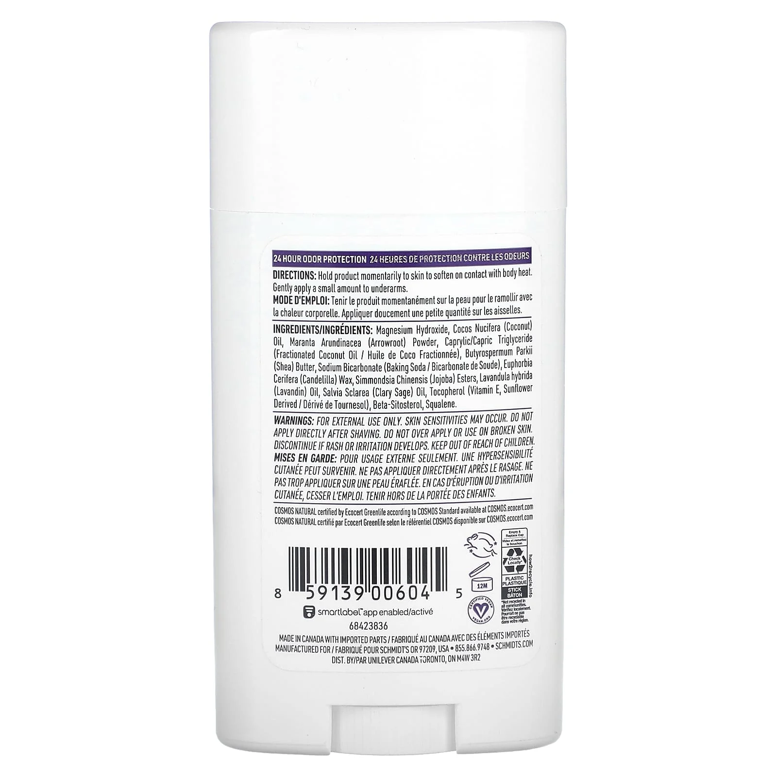Schmidts Lavender & Sage Deodorant 2.65Oz - Image 2