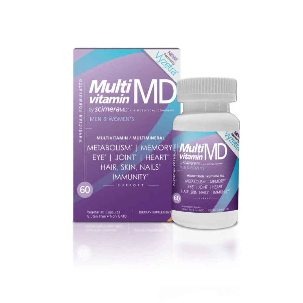 ScimeraMDĀ® MultivitaminMD Full-Spectrum Supplement Capsule with Minerals, Antioxidants, and Superfood Combination for Metabolism, Joint Support, Hair, Skin, and Nails, 60 CT