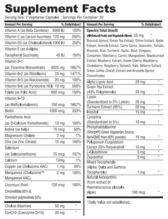 ScimeraMDĀ® MultivitaminMD Full-Spectrum Supplement Capsule with Minerals, Antioxidants, and Superfood Combination for Metabolism, Joint Support, Hair, Skin, and Nails, 60 CT - Image 2