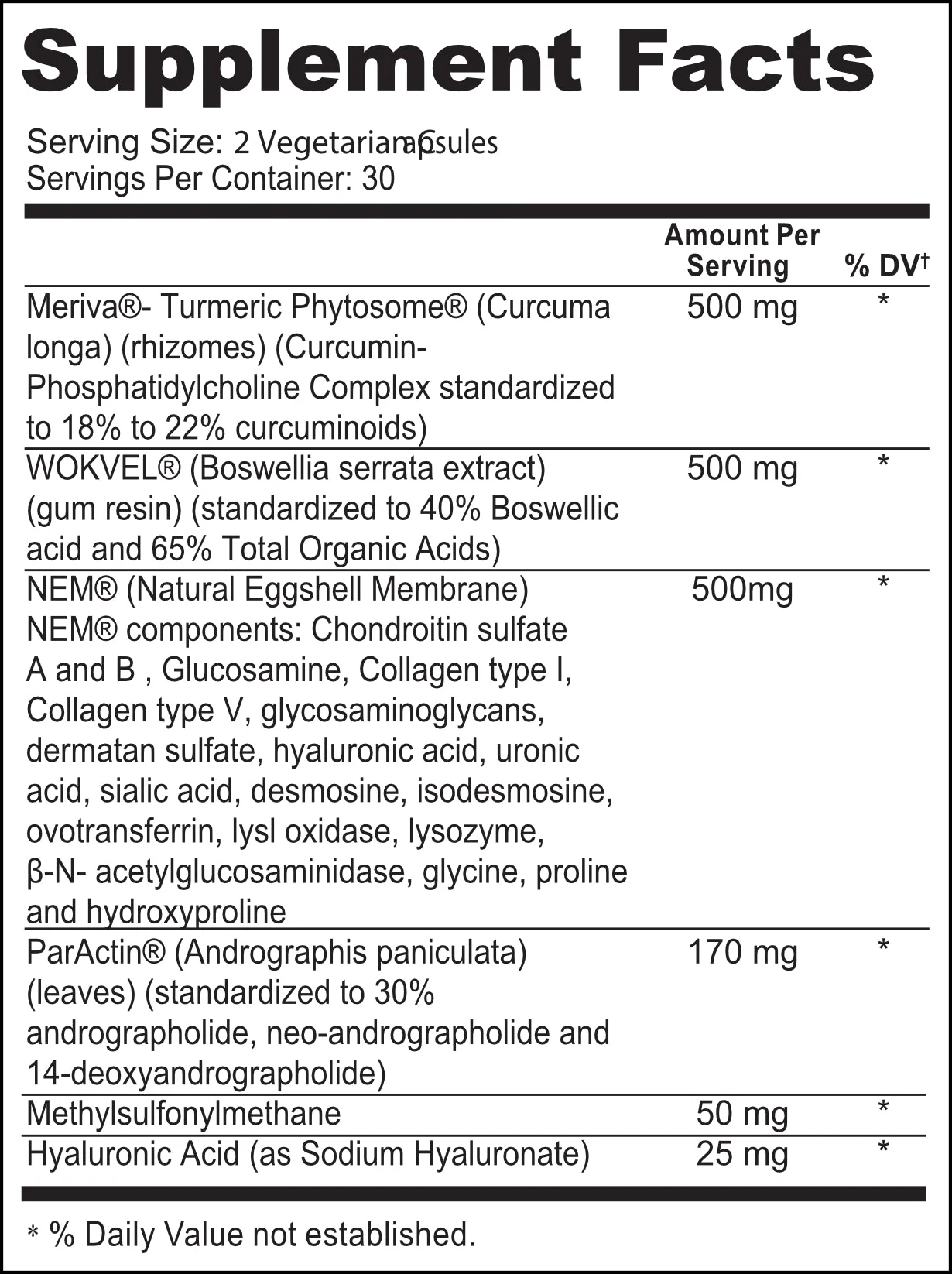 ScimeraMD® Zoflexa MD Joint Mobility Capsules 60ct - Image 2