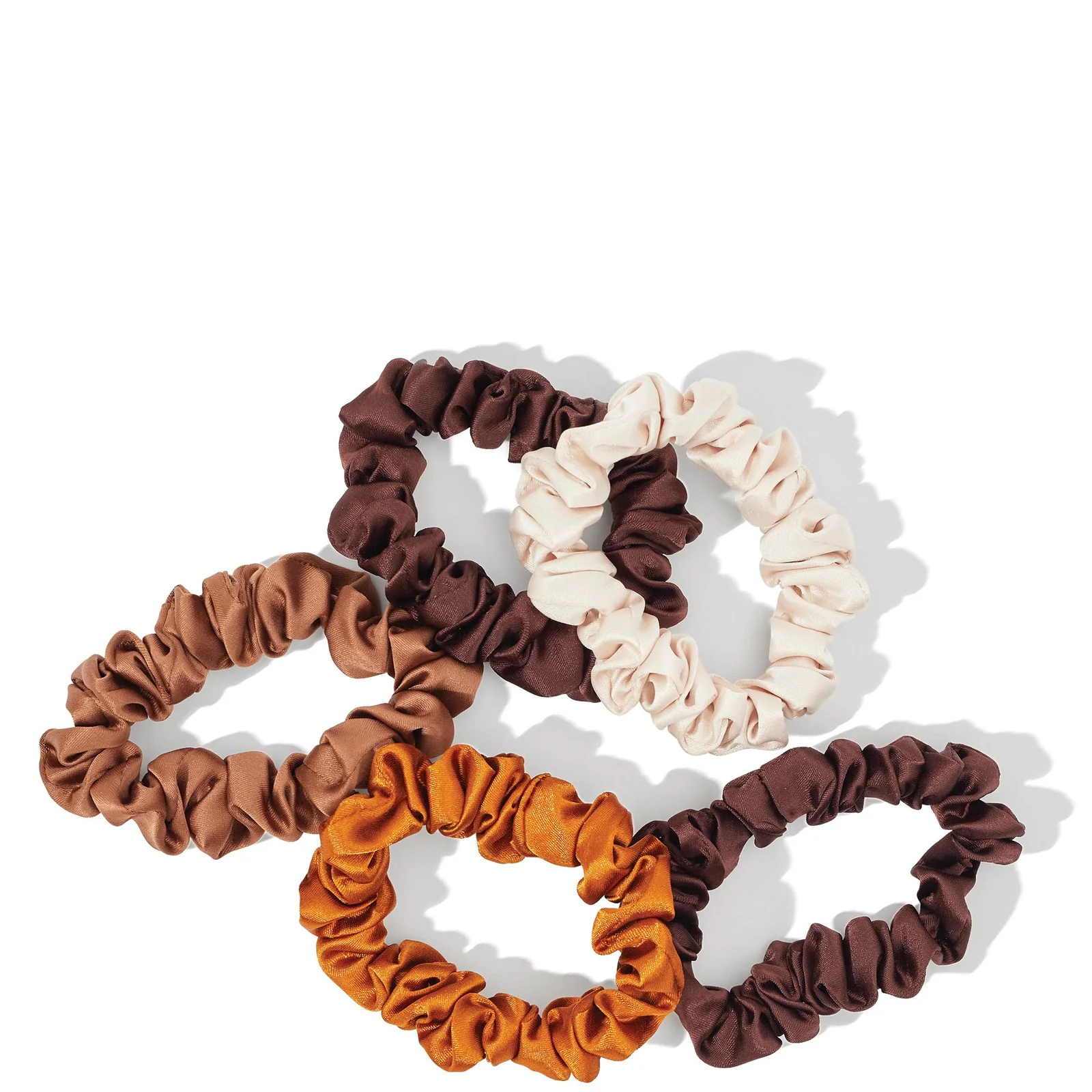 Kitsch Satin Petite Scrunchies 5pc Set Sedona - Image 2