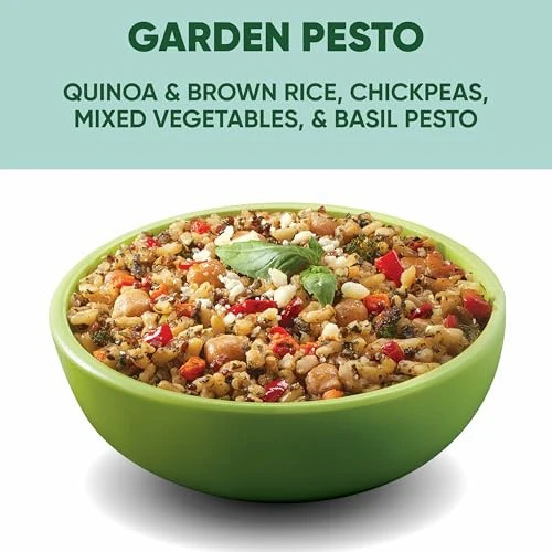 SEEDS of CHANGE Organic Protein Bowl Garden Pesto, Prepared Entrée, Microwave in 90 Seconds, 9 Oz - Image 3