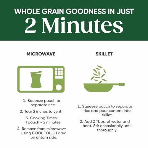 SEEDS of CHANGE Organic Quinoa & Brown Rice with Garlic Family Size, Organic Food, 17.3 Oz Pouch - Image 7
