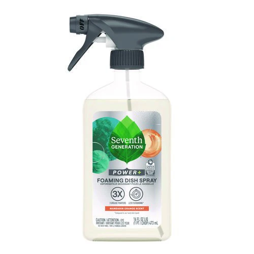 Seventh Generation Mandarin Orange Foaming Dish Spray With Pump