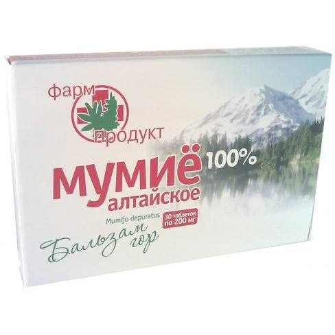 SHILAJIT ALTAI MUMIJO Mumiyo Mumio "Mountain Balm" 30 Tablets - Image 2