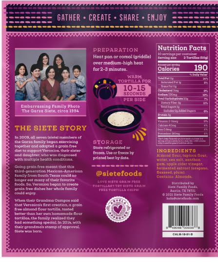 Siete Almond Flour Tortillas Pack 8ct - Image 2