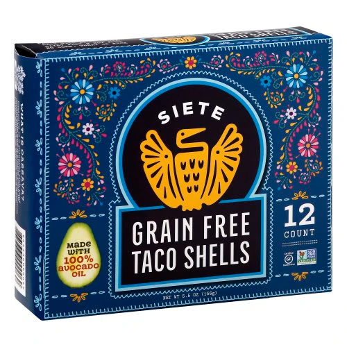 Siete Grain Free Taco Shells, 12 Count