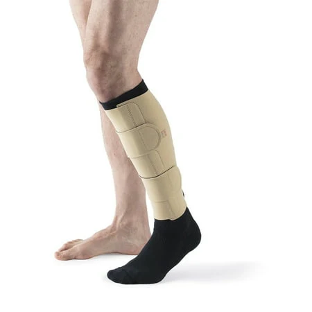 Sigvaris Compreflex Lite Below Knee with Socks Med/Tall Wrap Beige