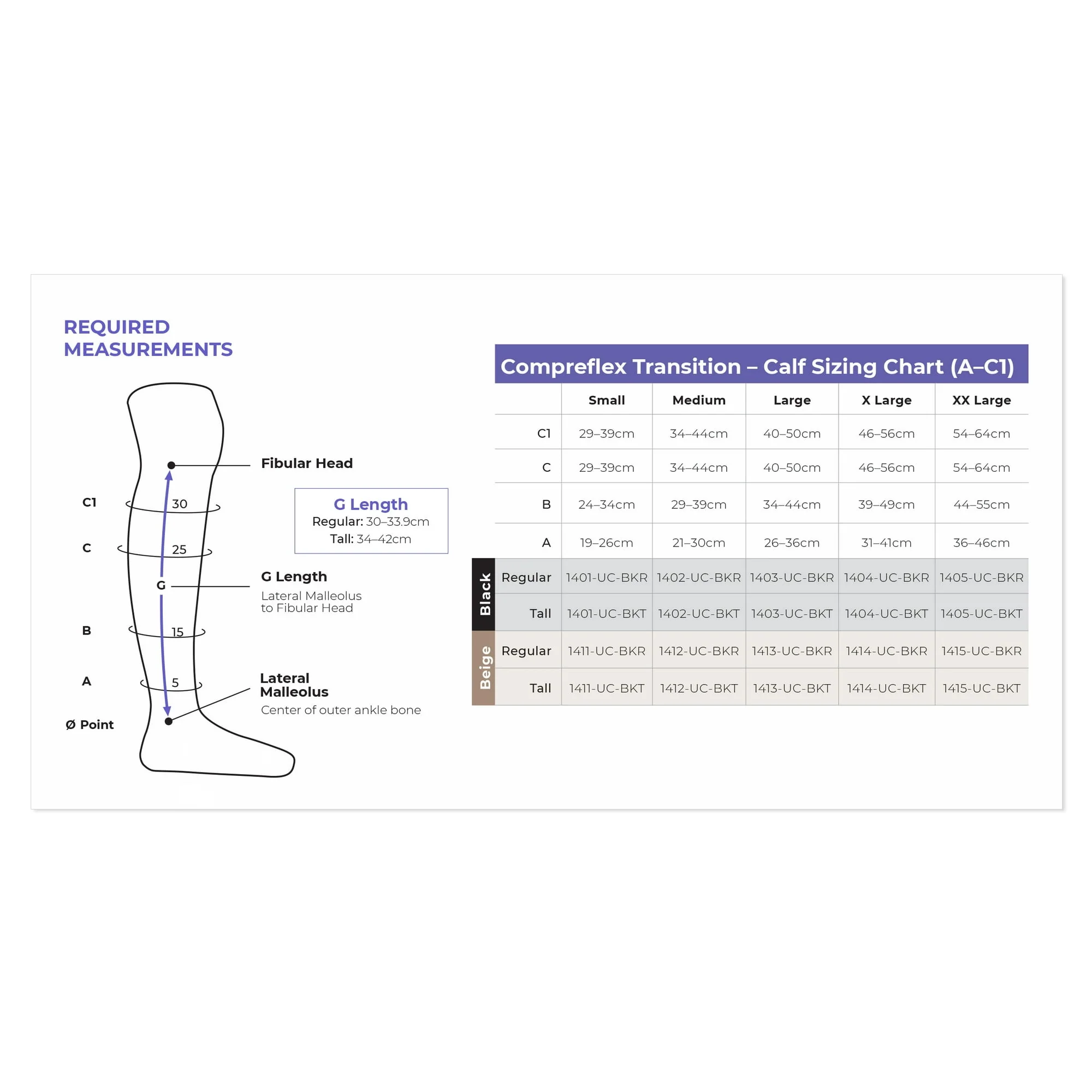 Sigvaris Compreflex Lite Below Knee with Socks Med/Regular Wrap Beige - Image 2