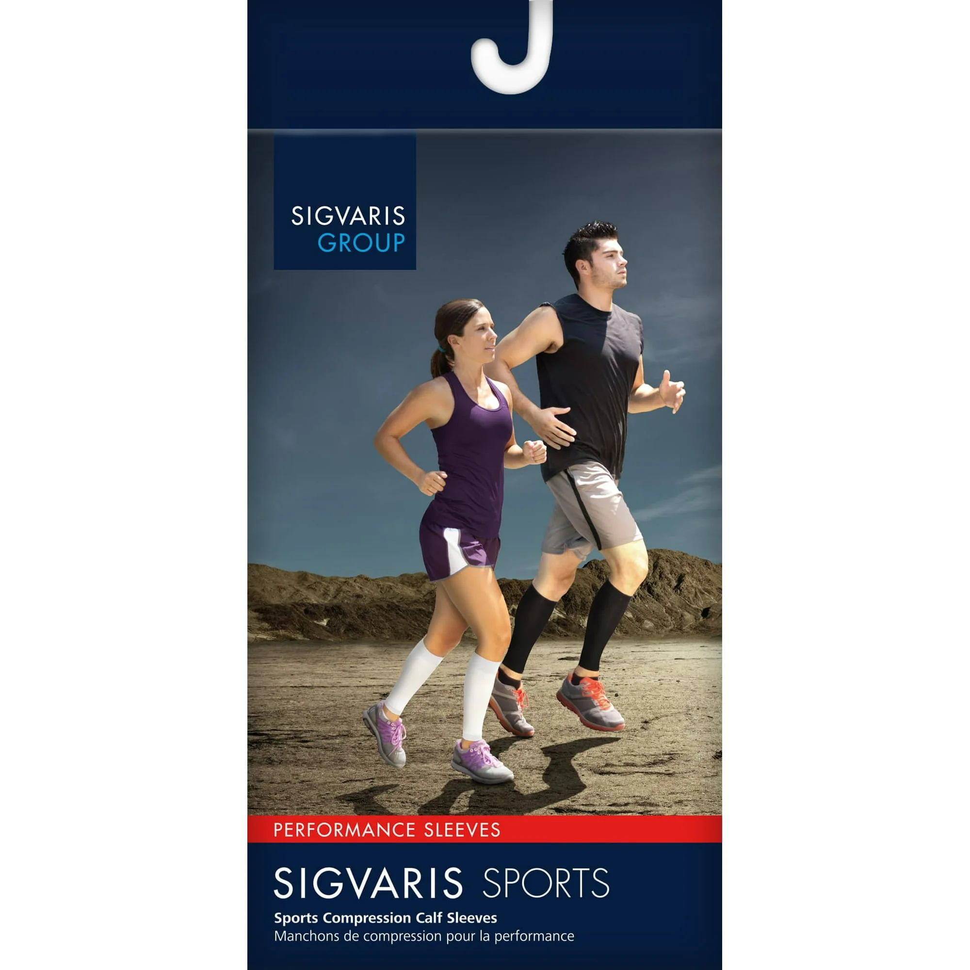 Sigvaris Well Being 412V Athletic Performance 20-30 Compression Leg Sleeves White XL