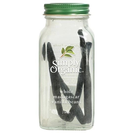Simply Organic Whole Madagascar Vanilla Beans 2 Beans