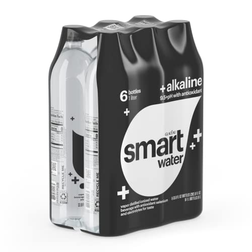 Smartwater Alkaline with Antioxidant Ionized Electrolyte Vapor-distilled Water Bottles, 1L. - Image 5