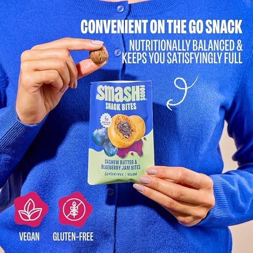 Smash Foods Gluten Free Peanut Butter and Concord Grape Jam Bites - 5ct - Image 3