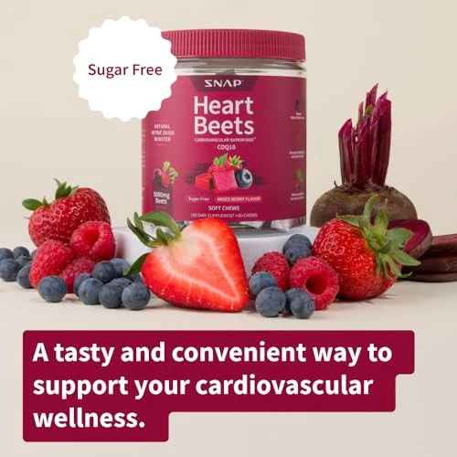 Snap Heart Beets Dietary Supplements Chewables 60ct - Image 6