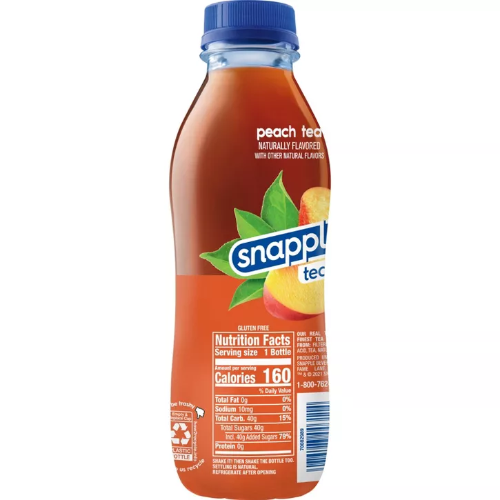 Snapple Peach Tea 16Oz - Image 2