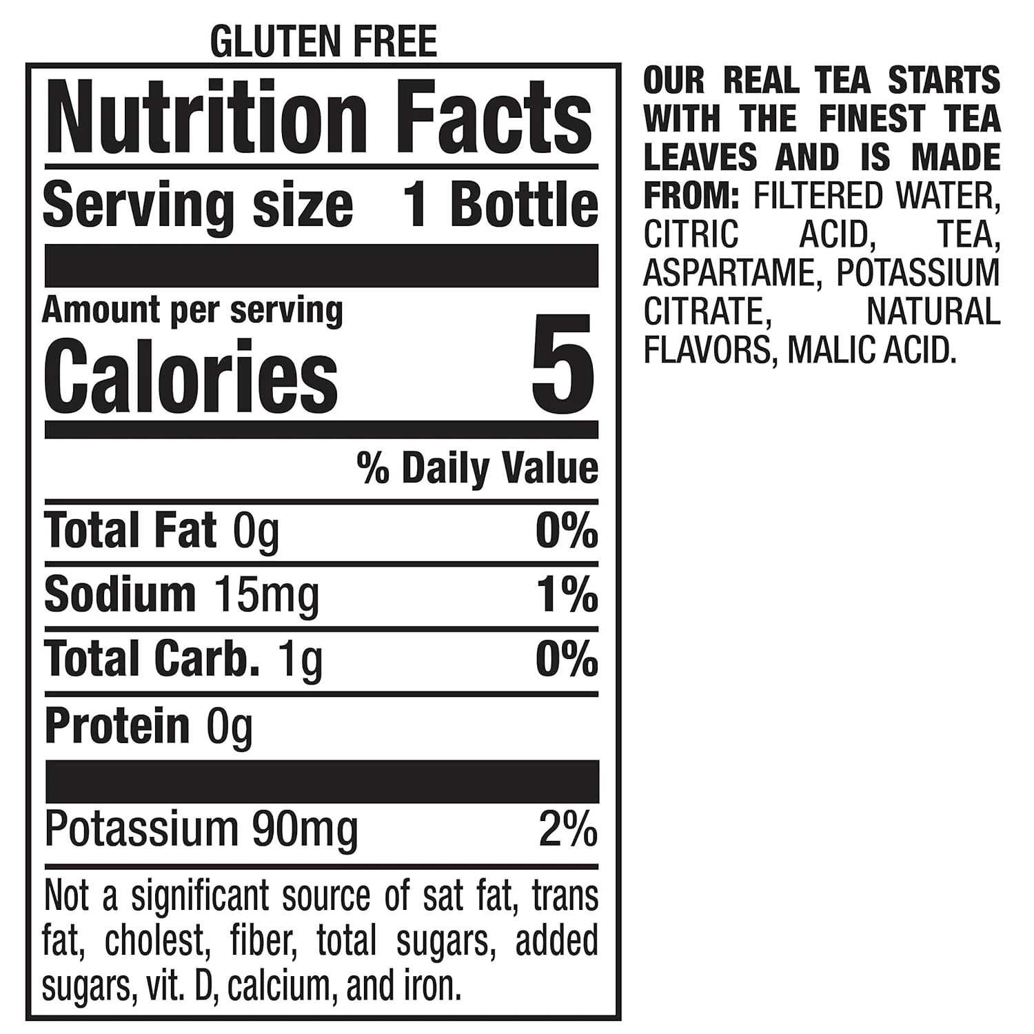 Snapple Raspberry Tea Zero Sugar Free 16oz - Image 2