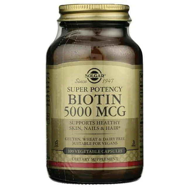 Solgar Biotin 5000 mcg Tablets 100ct