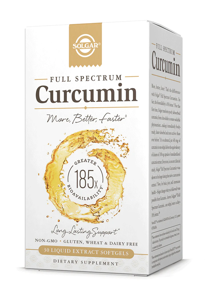 Solgar Full Spectrum Curcumin Liquid Extract Softgels