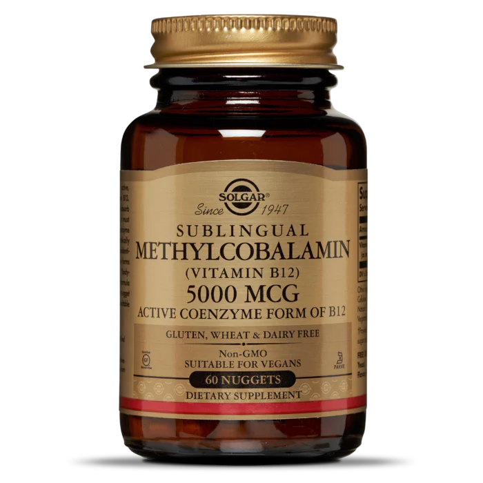 Solgar Methylcobalamin (Vitamin B12) 5000 mcg Nuggets