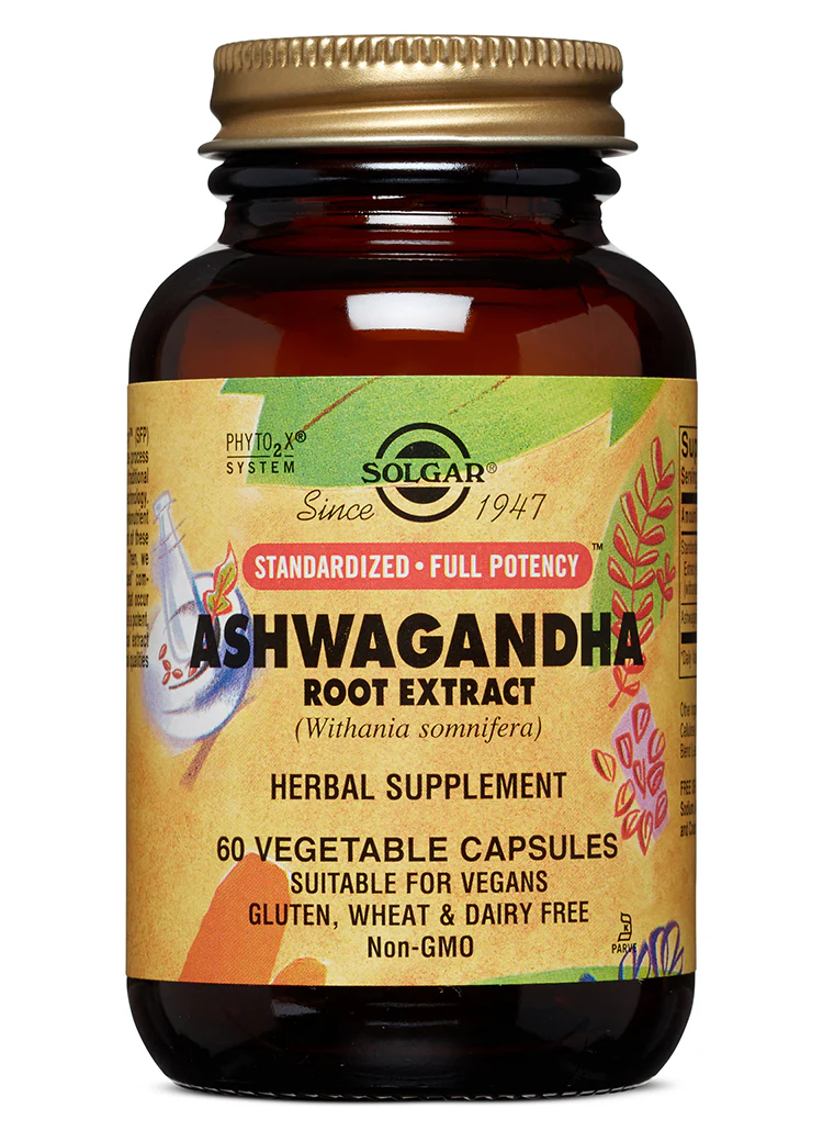 Solgar SFP Ashwagandha Root Extract Vegetable Capsules