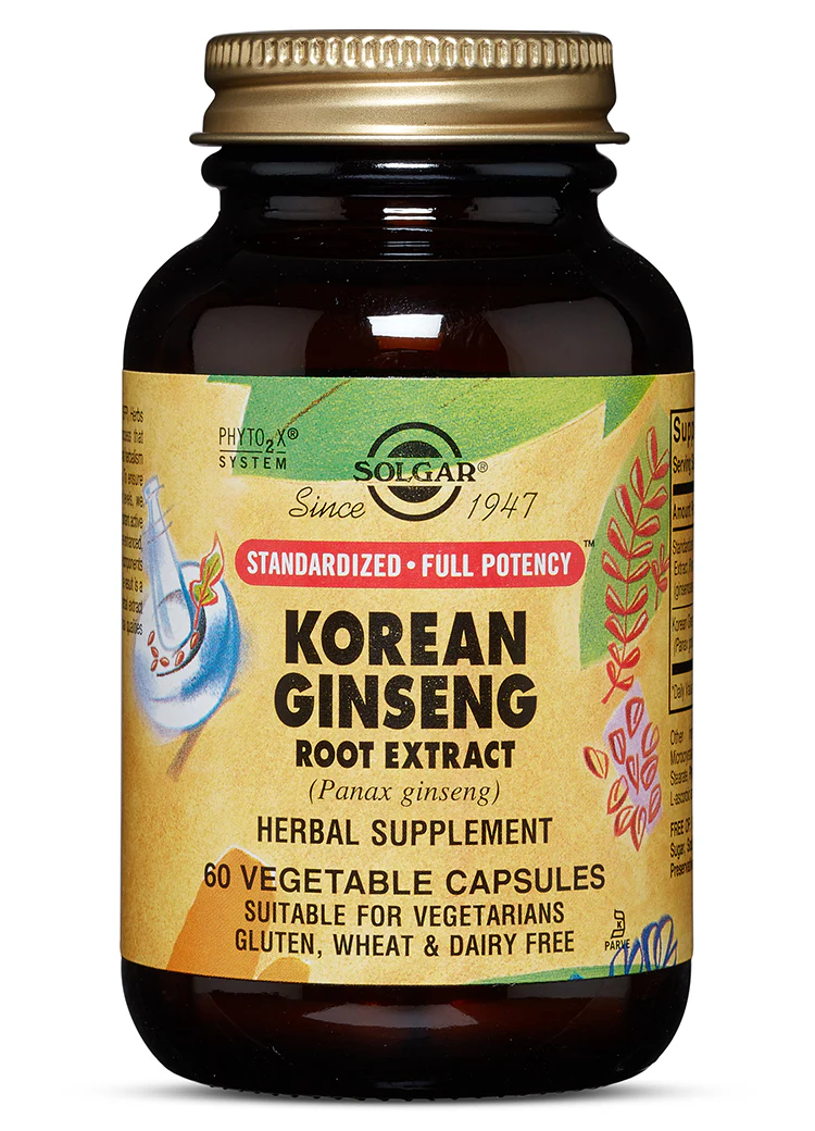 Solgar SFP Korean Ginseng Root Extract Vegetable Capsules