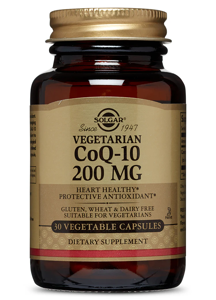 Solgar Vegetarian CoQ-10 200 mg Vegetable Capsules