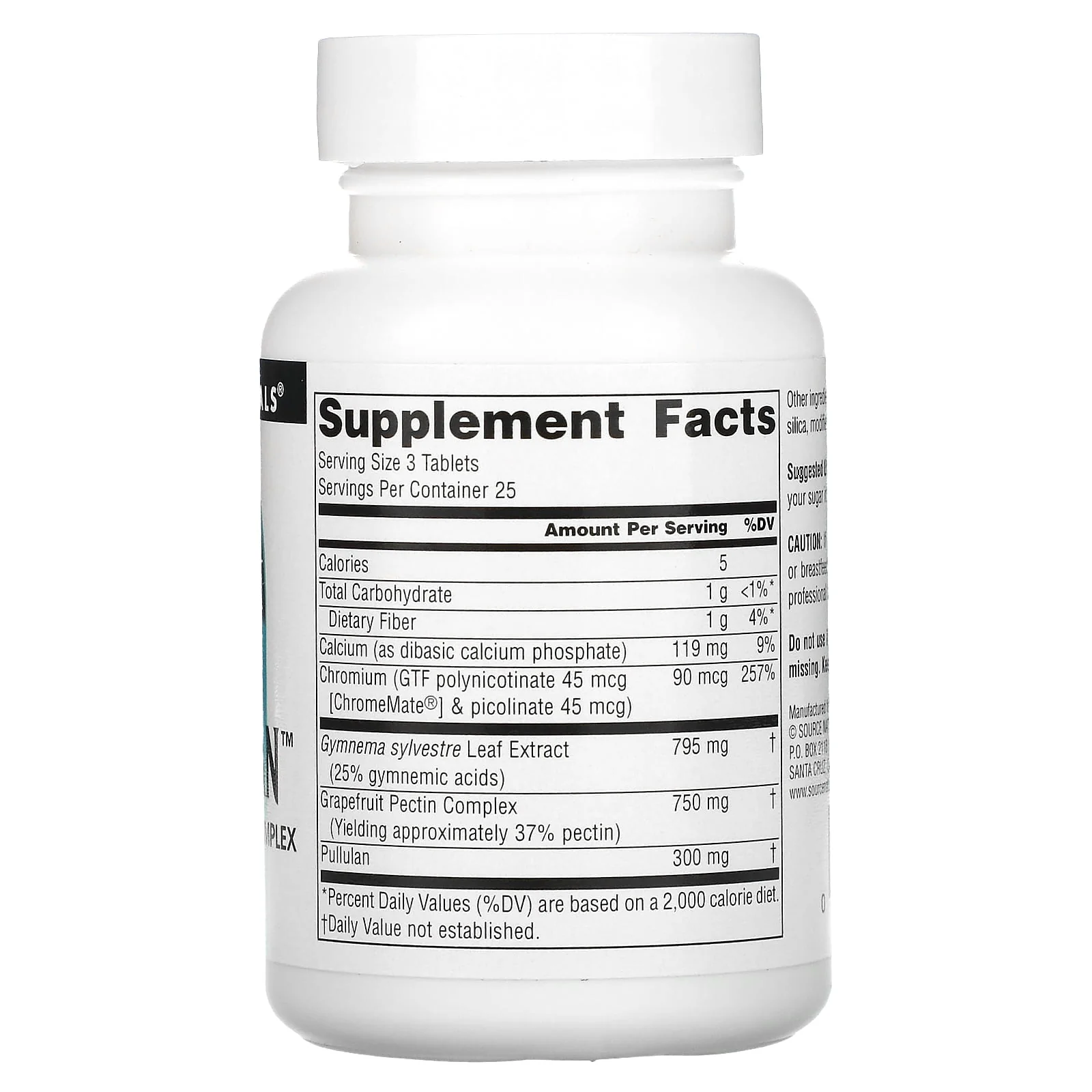 Source Naturals Sugar Ban Gymnema Tablets 75ct - Image 2