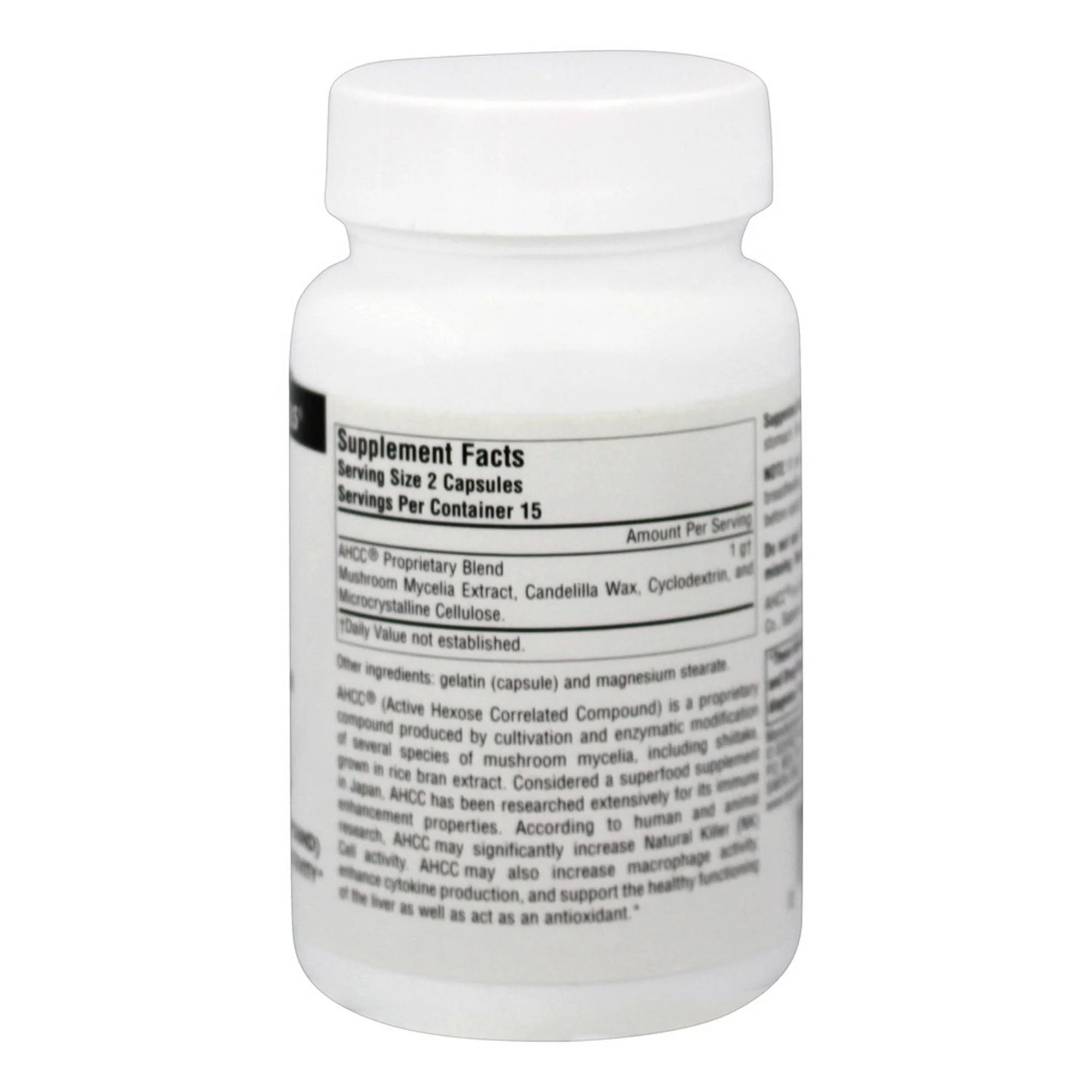 Source Naturals AHCC 500mg Capsules 30ct - Image 2