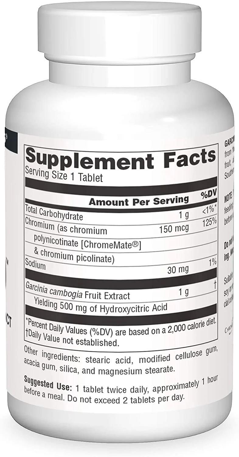 Source Naturals Garcinia 1000 Iu 42 Tablets - Image 2