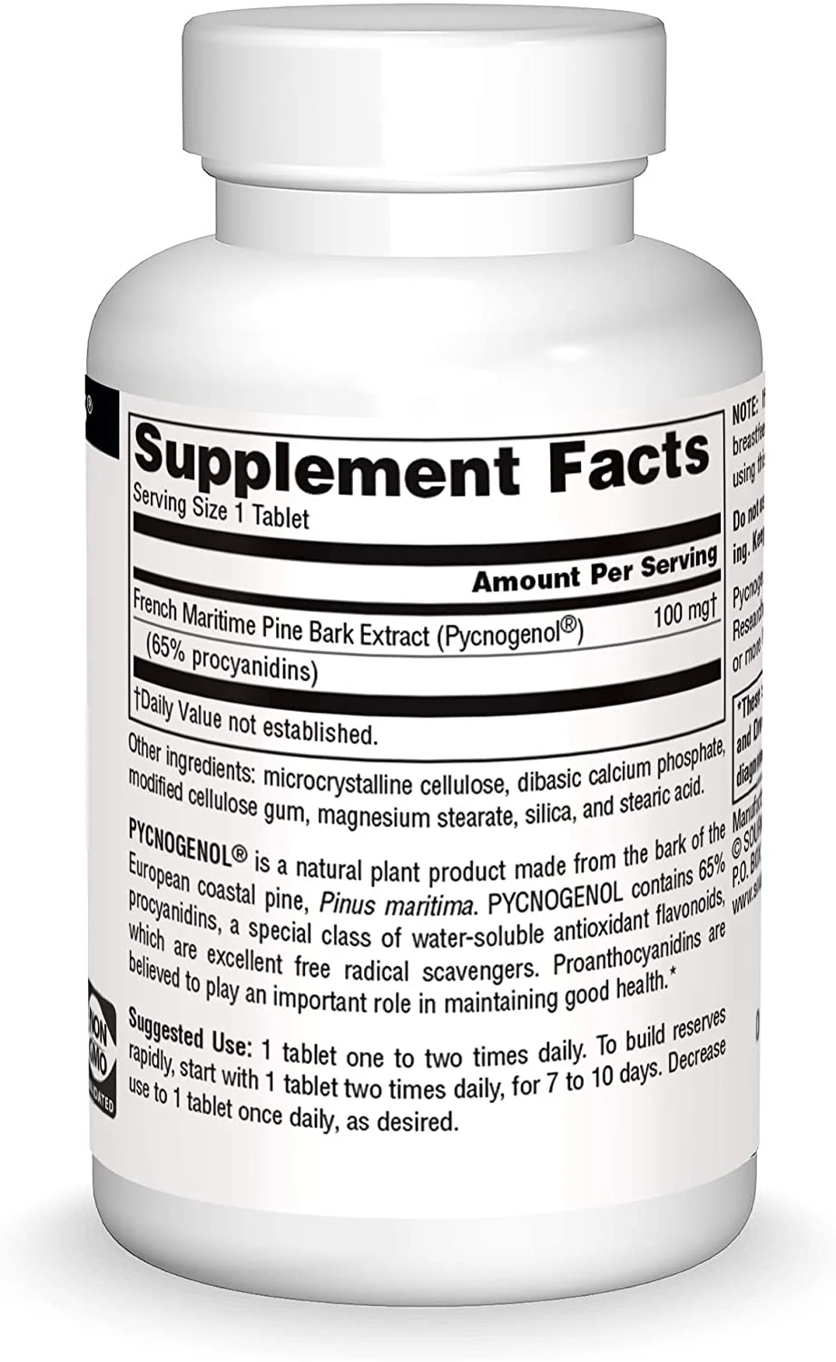 Source Naturals Pycnogenol 100Mg 30 Tablets - Image 2
