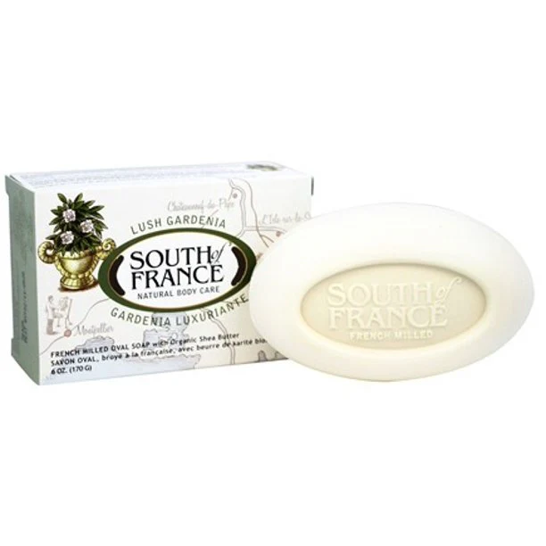 South of France French Milled Vegetable Bar Soap Lush Gardenia 6 oz.