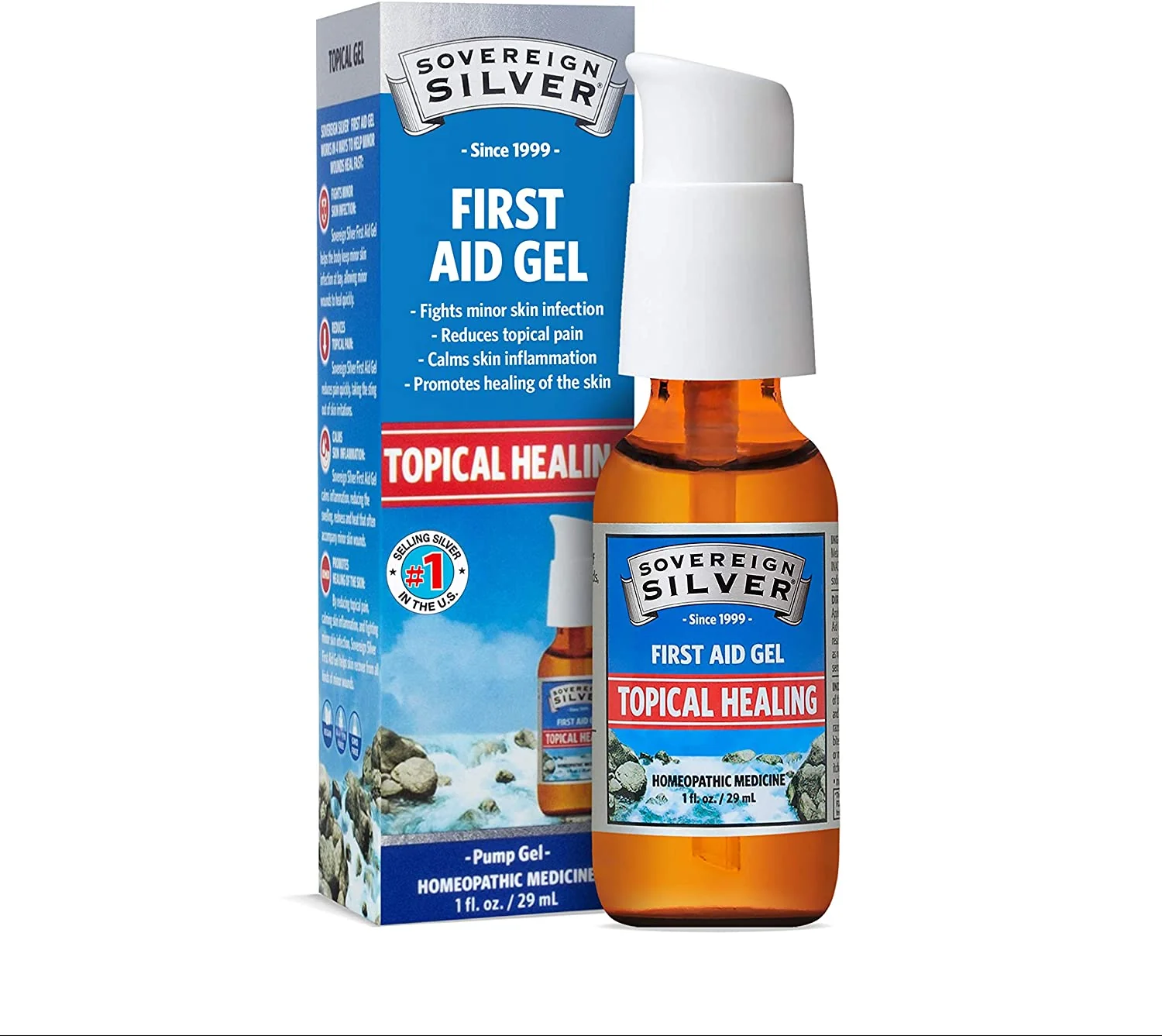 Sovereign Silver Firts Aid Gel 1 Oz