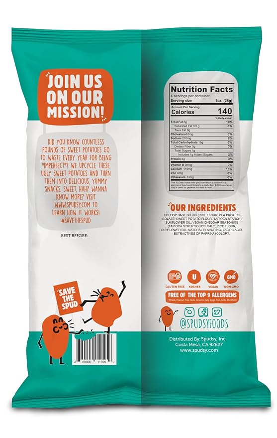 Spudsy Sweet Potato Puffs 4 Oz - Image 2