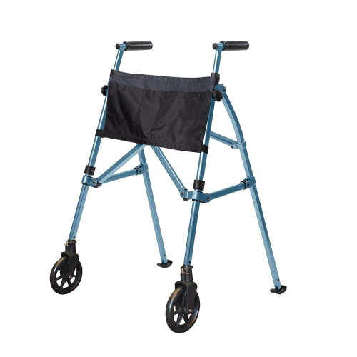Stander EZ Fold and Go Walker 38in Cobalt Blue 4300 - Image 2
