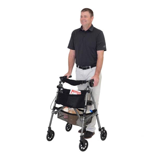 Stander EZ Fold-N-Go Rollator Cobalt Blue - Image 2