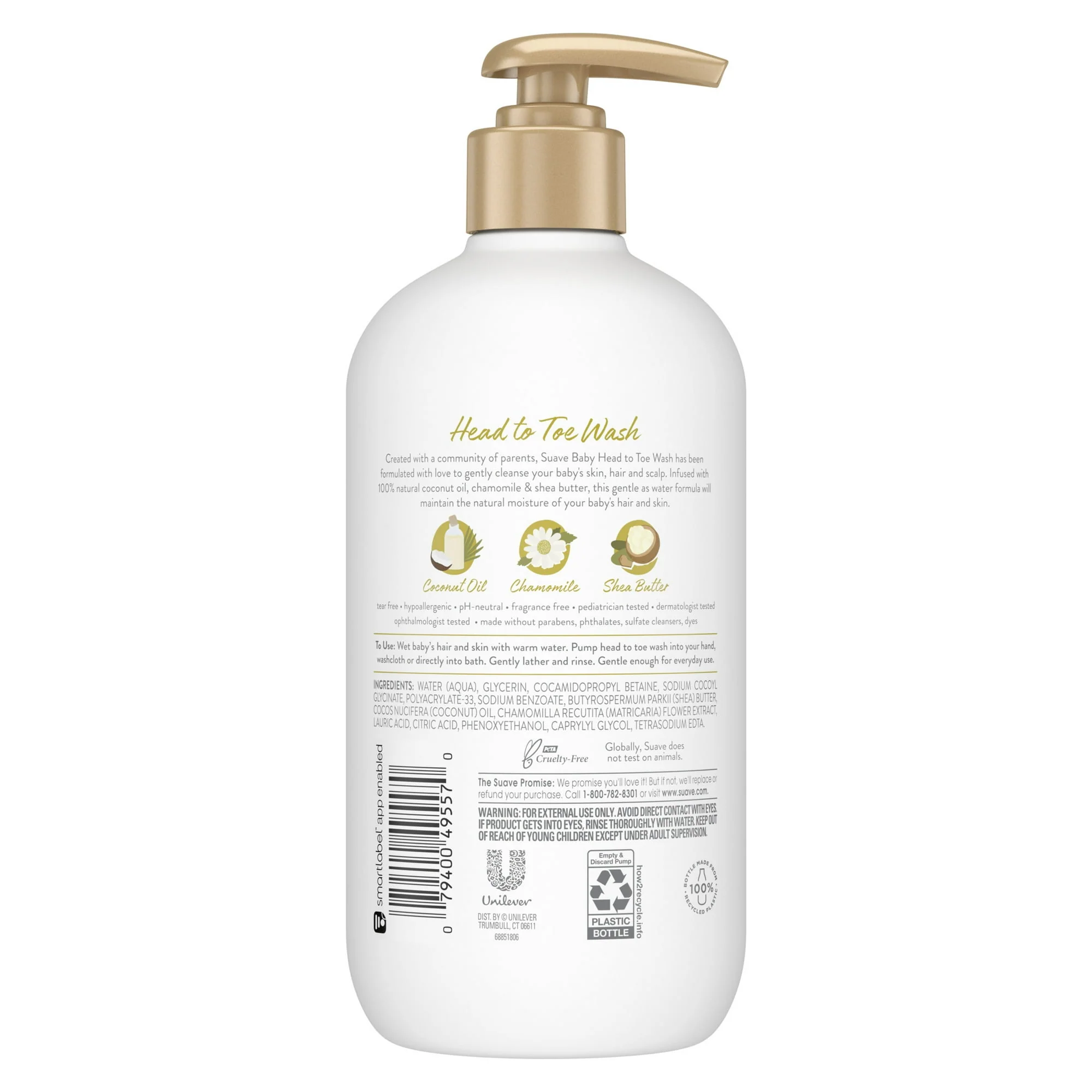 Suave Baby Head To Toe Wash 13.5oz - Image 2