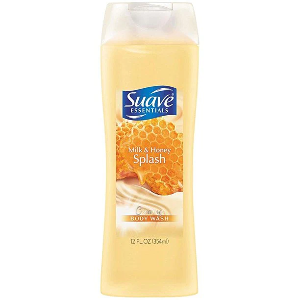 Suave Naturals Creamy Body Wash Milk & Honey Splash 12 oz