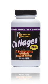 Sunshine Naturals Collagen & Vitamin C 1480 Mg Capsules