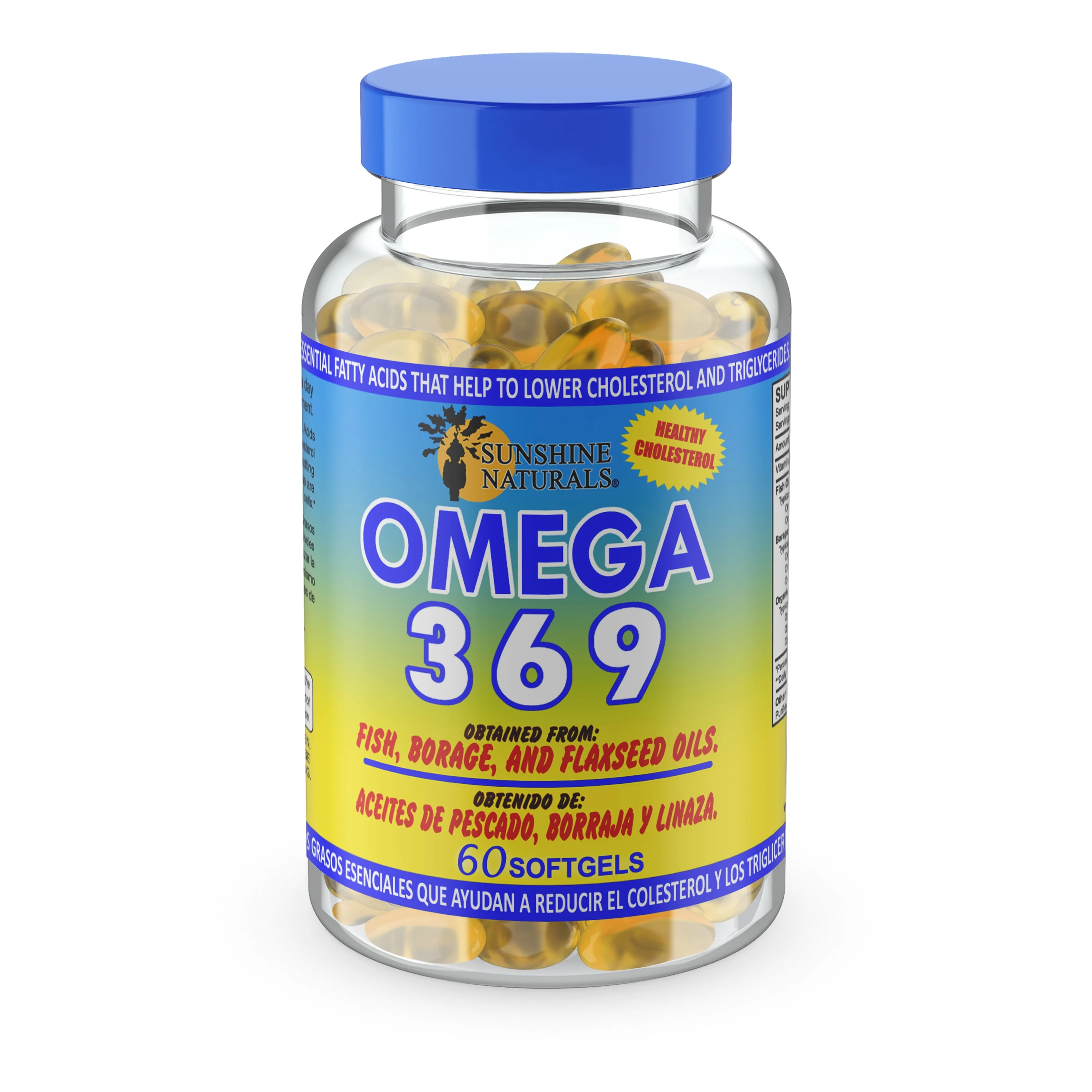 Sunshine Naturals Omega 3-6-9 3600 Mg Softgels