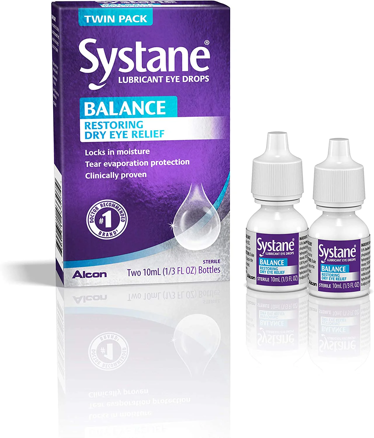Systane Balance Lubricant Eye Drops. Restoring Dry Eye Relief