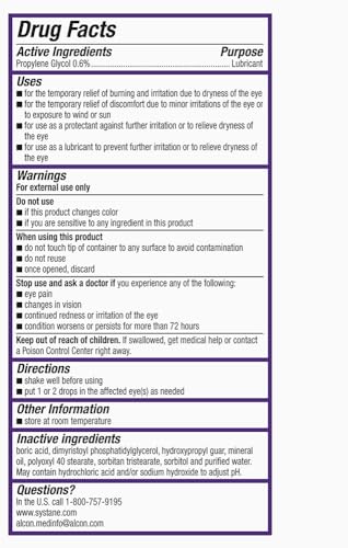Systane Complete Preservative-Free Lubricant Eye Drops - 0.3 oz - Image 2